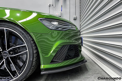 2013-2018 Audi RS6 Avant MN Style Carbon Fiber Front Lip - Carbonado Aero