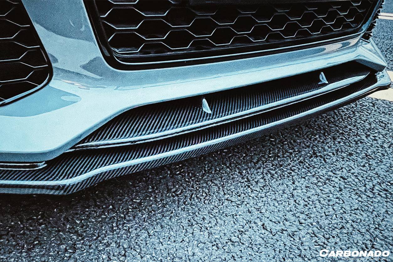2013-2018 Audi RS6 Avant MN Style Carbon Fiber Front Lip - Carbonado Aero