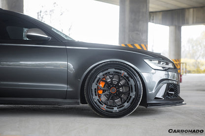 2013-2018 Audi RS6 Avant MN Style Carbon Fiber Front Lip - Carbonado Aero