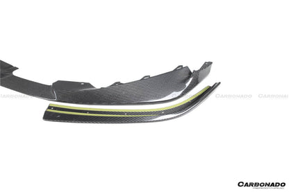 2021-2024 BMW M3 G80   G81 M4 G82   G83 D3 Style DRY Carbon Fiber Fornt Lip Splitter with Winglets