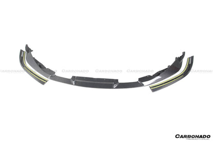 2021-2024 BMW M3 G80   G81 M4 G82   G83 D3 Style DRY Carbon Fiber Fornt Lip Splitter with Winglets