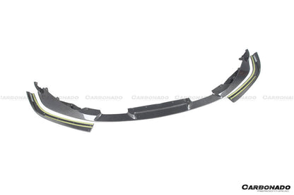 2021-2024 BMW M3 G80   G81 M4 G82   G83 D3 Style DRY Carbon Fiber Fornt Lip Splitter with Winglets