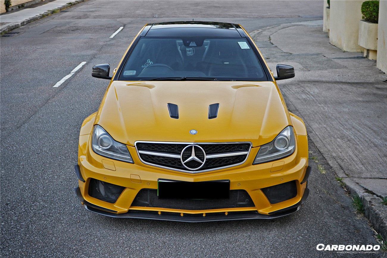 2012-2014 Mercedes Benz W204 C63 AMG Coupe BKSS Style Wide Full Body Kit - Carbonado Aero