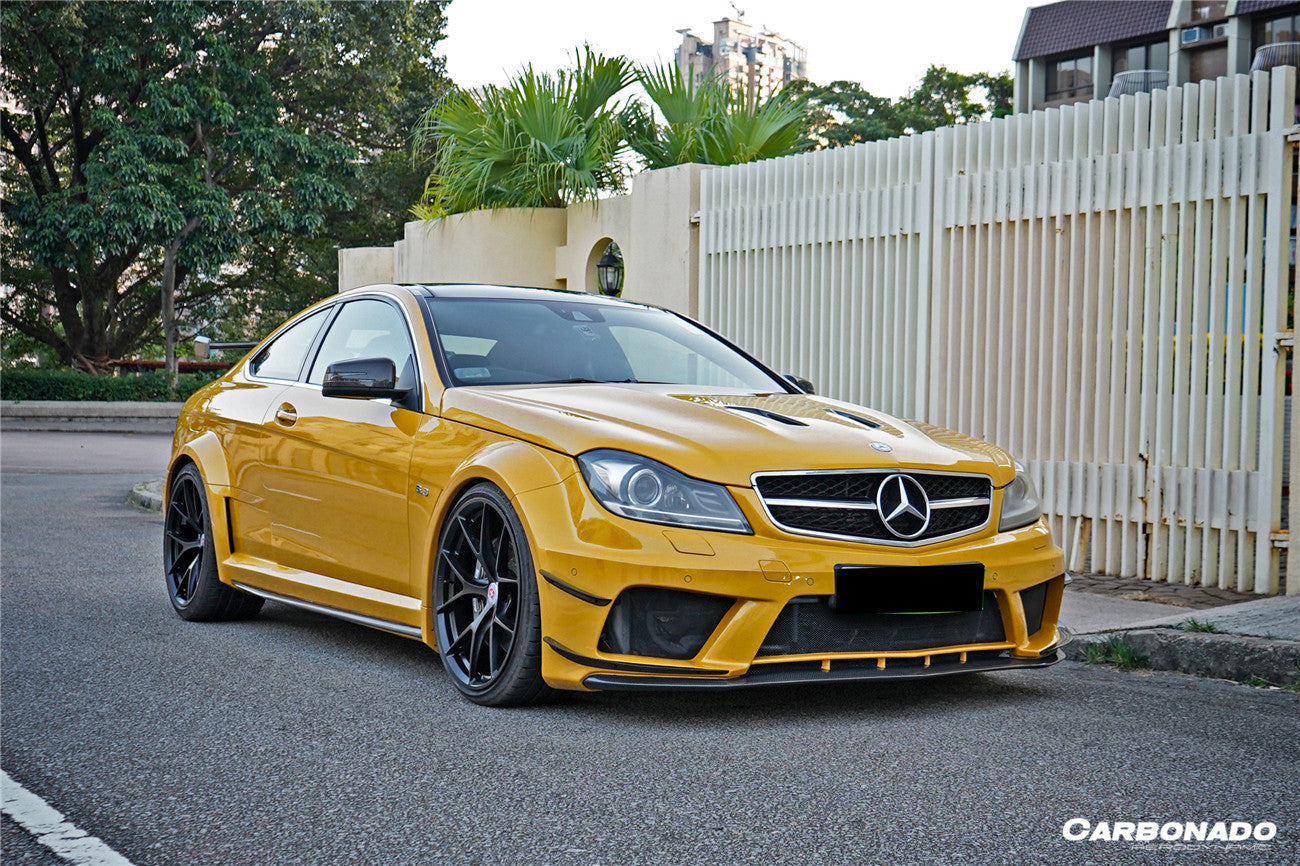2012-2014 Mercedes Benz W204 C63 AMG Coupe BKSS Style Wide Full Body Kit - Carbonado Aero