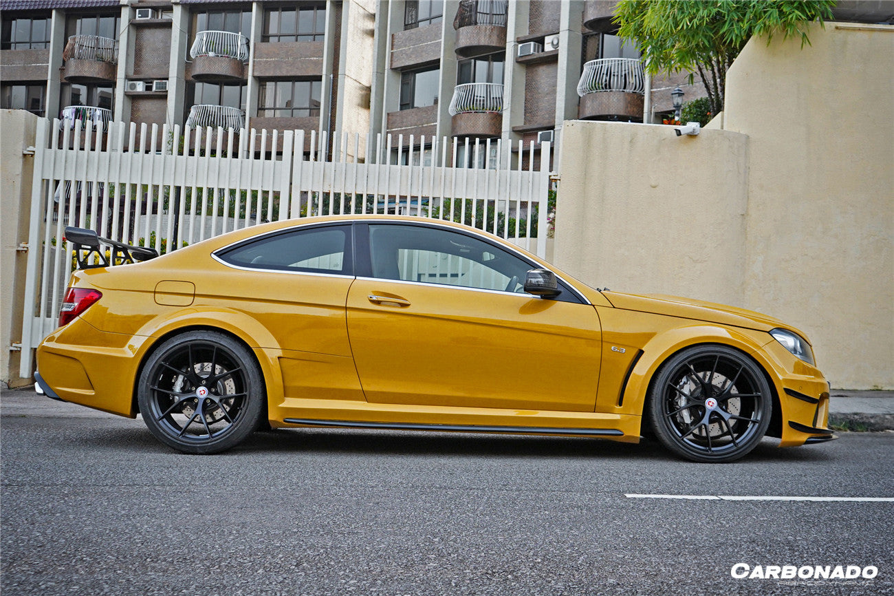 2012-2014 Mercedes Benz W204 C63 AMG Coupe BKSS Style Wide Full Body Kit - Carbonado Aero