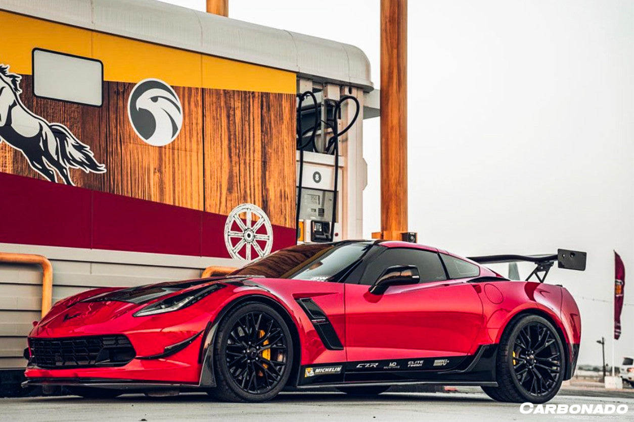 2013-2019 Corvette C7 Z51 Z06 Grandsport AR Style Carbon Fiber Trunk Wing Spoiler