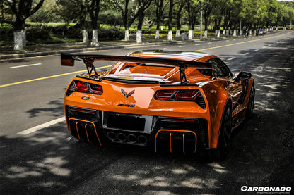 2013-2019 Corvette C7 Z51 Z06 Grandsport AR Style Carbon Fiber Trunk Wing Spoiler