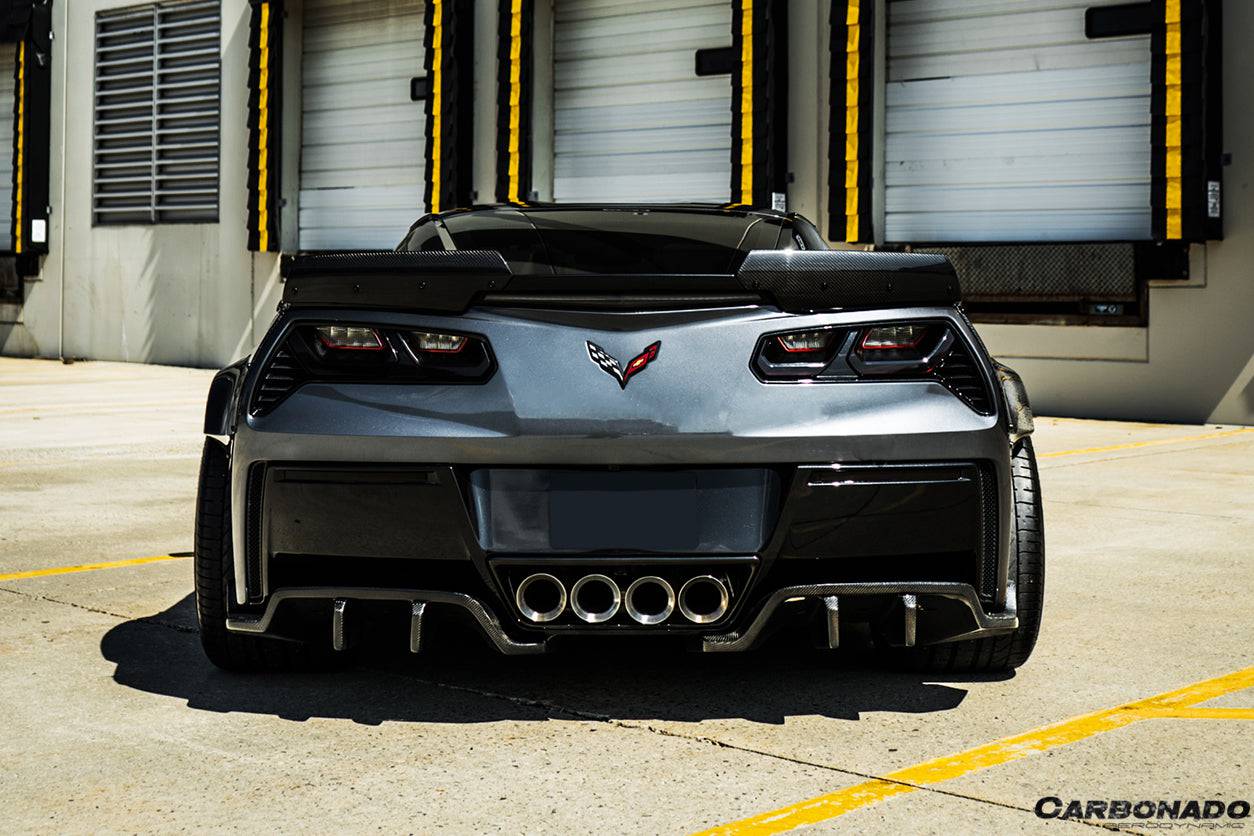 2013-2019 Corvette C7 ROX Style Rear Diffuser - Carbonado Aero