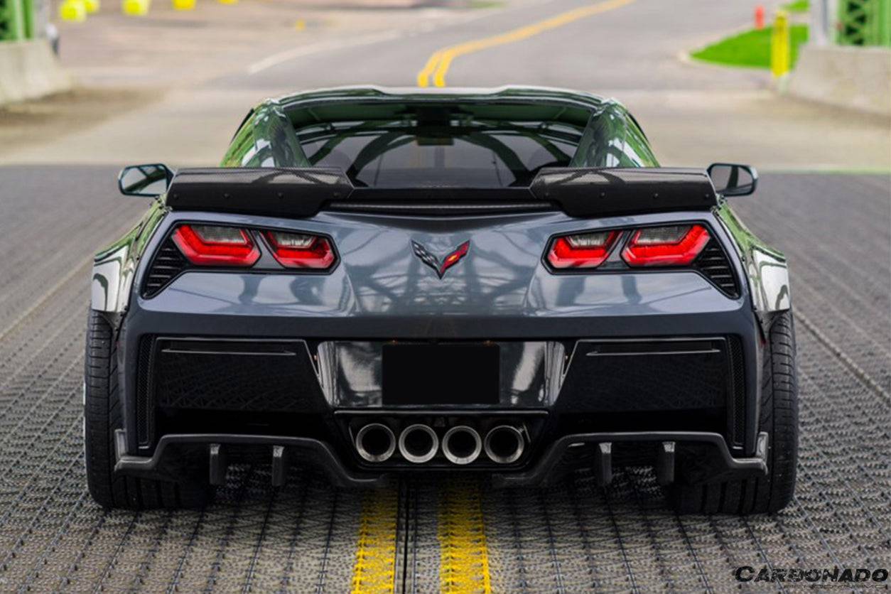 2013-2019 Corvette C7 ROX Style Rear Diffuser - Carbonado Aero