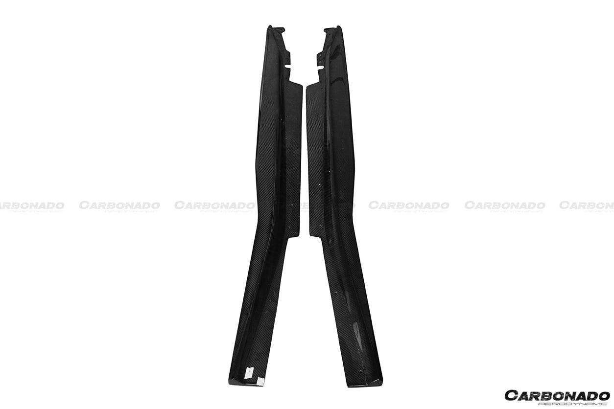 2013-2019 Corvette Z06 Grandsport AR Style Carbon Fiber Side Skirts - Carbonado Aero