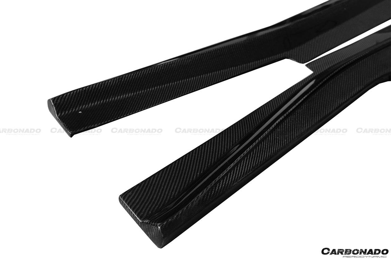 2013-2019 Corvette Z06 Grandsport AR Style Carbon Fiber Side Skirts - Carbonado Aero