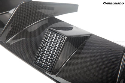 2017-2026 Ferrari 812 Superfast MSY Style DRY Carbon Fiber Rear Diffuser with Light