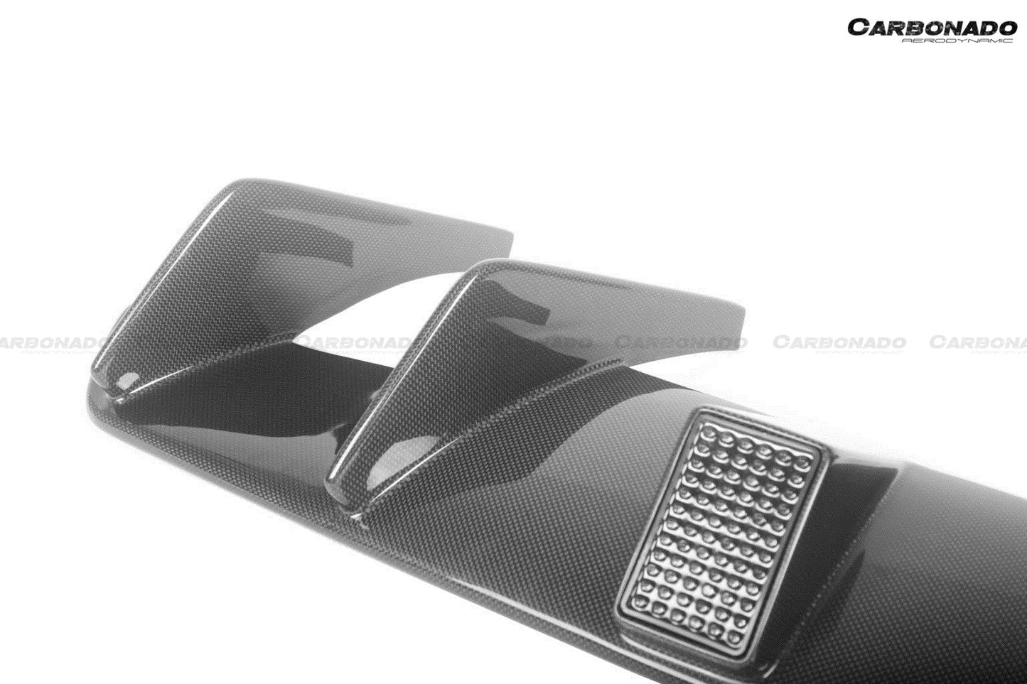 2017-2026 Ferrari 812 Superfast MSY Style DRY Carbon Fiber Rear Diffuser with Light