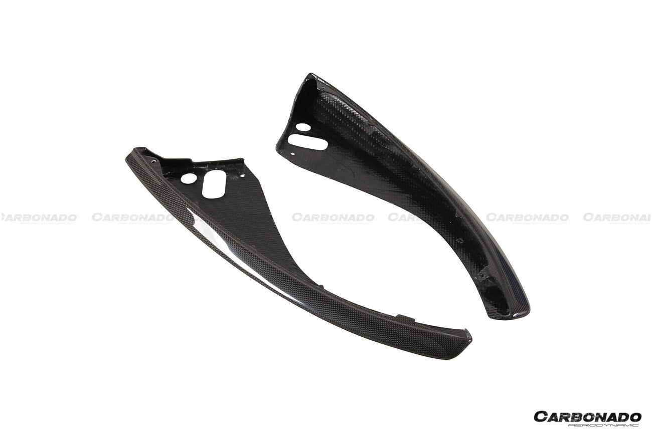 2017-2024 Ferrari 812 Superfast GTS OEM Style Dry Carbon Fiber Front Side Splitter - Carbonado