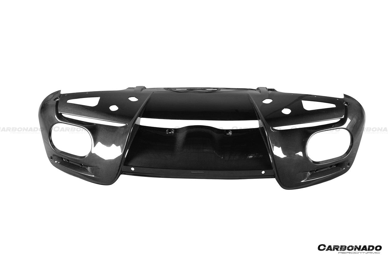 2021-2024 Ferrari ROMA OEM Style Dry Carbon Fiber Rear Diffuser - Carbonado