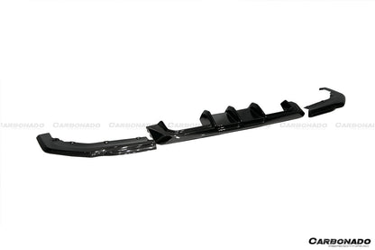 2021-2024 BMW M3 G80 & G81 M4 G82 & G83 MTN Style DRY Carbon Fiber Rear Diffuser Lip with Winglets - Carbonado