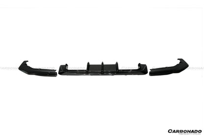 2021-2024 BMW M3 G80  G81 M4 G82   G83 MTN Style DRY Carbon Fiber Rear Diffuser Lip with Winglets