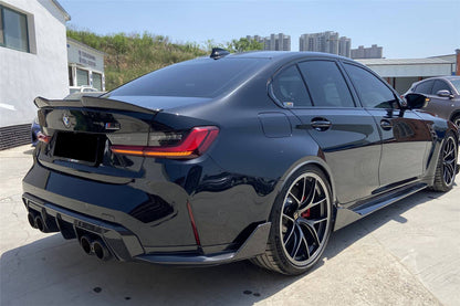 2021-2024 BMW M3 G80 MTN Style DRY Carbon Fiber Trunk Spoiler - Carbonado