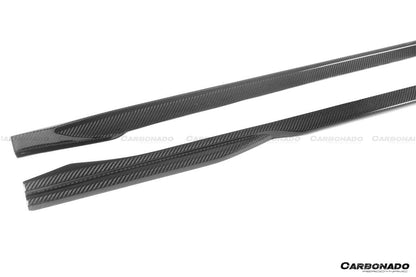 2021-2024 BMW M3 G80  G81 M4 G82   G83 MTN Style DRY Carbon Fiber Side Skirts