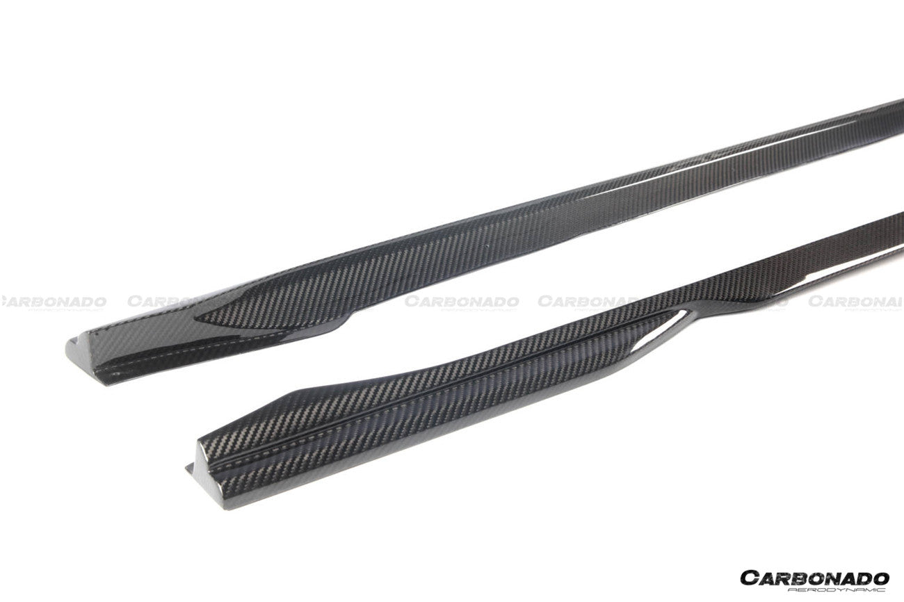 2021-2024 BMW M3 G80  G81 M4 G82   G83 MTN Style DRY Carbon Fiber Side Skirts
