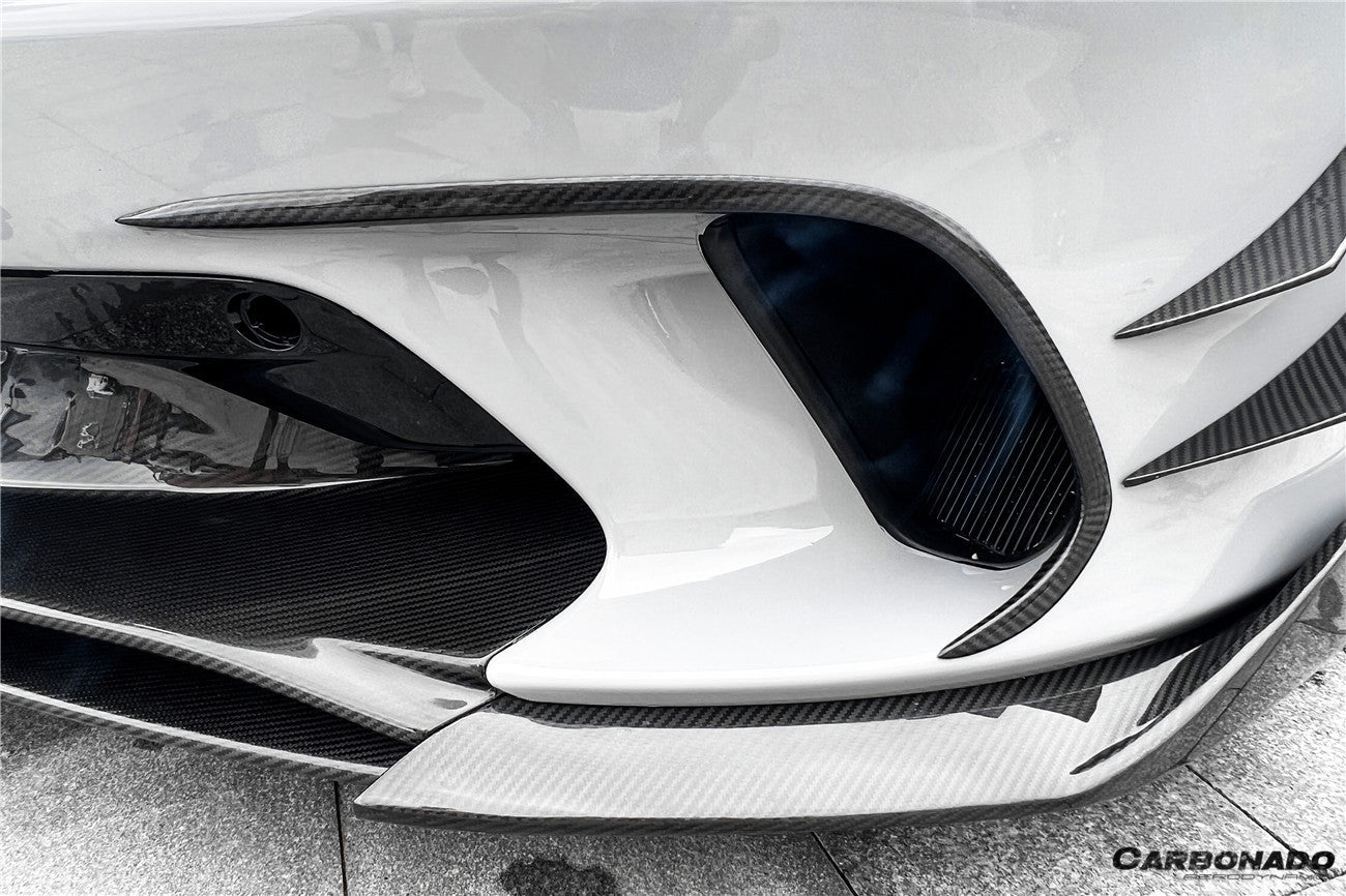 2020-2023 McLaren GT WP Style DRY Carbon Fiber Front Canards