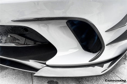 2020-2023 McLaren GT WP Style DRY Carbon Fiber Front Canards