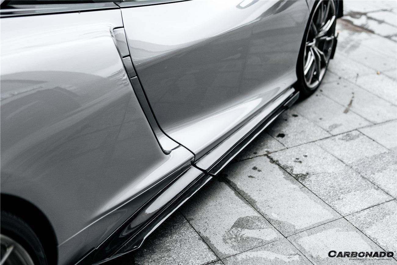 2020-2023 McLaren GT WP Style DRY Carbon Fiber Side Air Intake Blades - Carbonado Aero