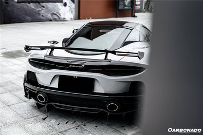 2020-2023 McLaren GT WP Style DRY Carbon Fiber Rear Diffuser Lip - Carbonado Aero