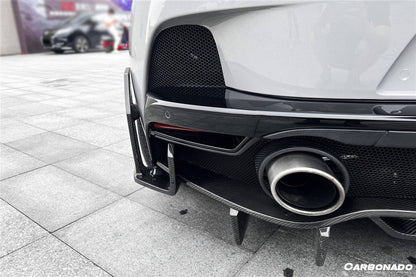 2020-2023 McLaren GT WP Style DRY Carbon Fiber Rear Diffuser Lip - Carbonado Aero