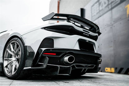 2020-2023 McLaren GT WP Style DRY Carbon Fiber Rear Diffuser Lip - Carbonado