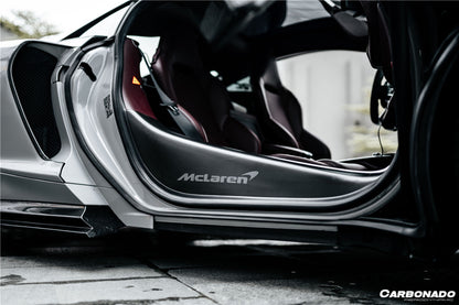 2020-2023 McLaren GT WP Style DRY Carbon Fiber Door Sills