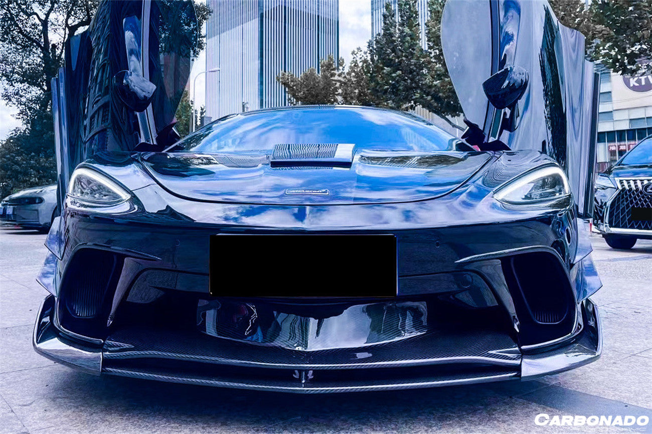 2020-2023 McLaren GT WP Style DRY Carbon Fiber Front Center Lip