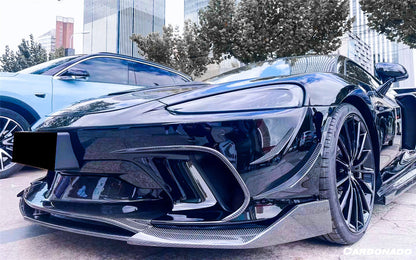 2020-2023 McLaren GT WP Style DRY Carbon Fiber Front Canards
