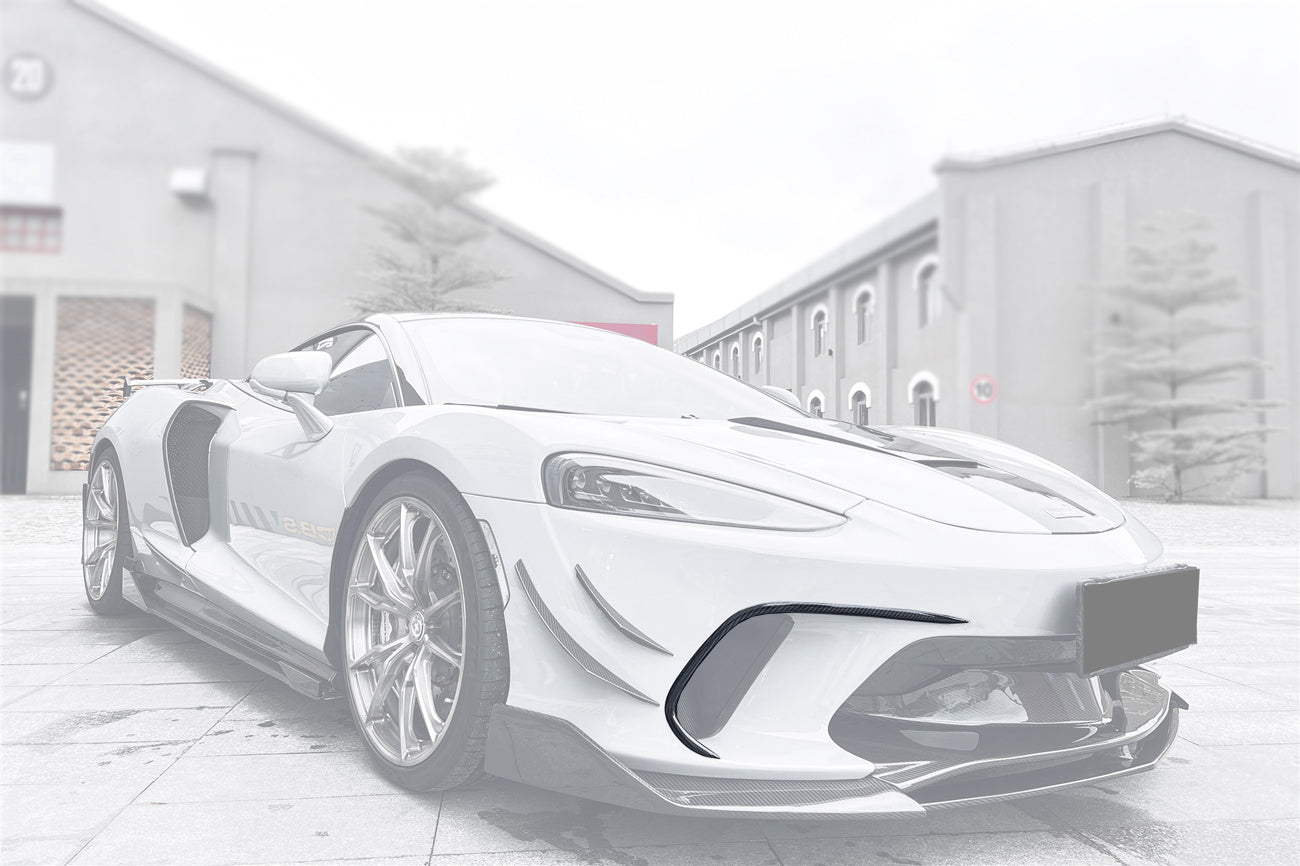 2020-2023 McLaren GT WP Style DRY Carbon Fiber Front Bumper Air Vents