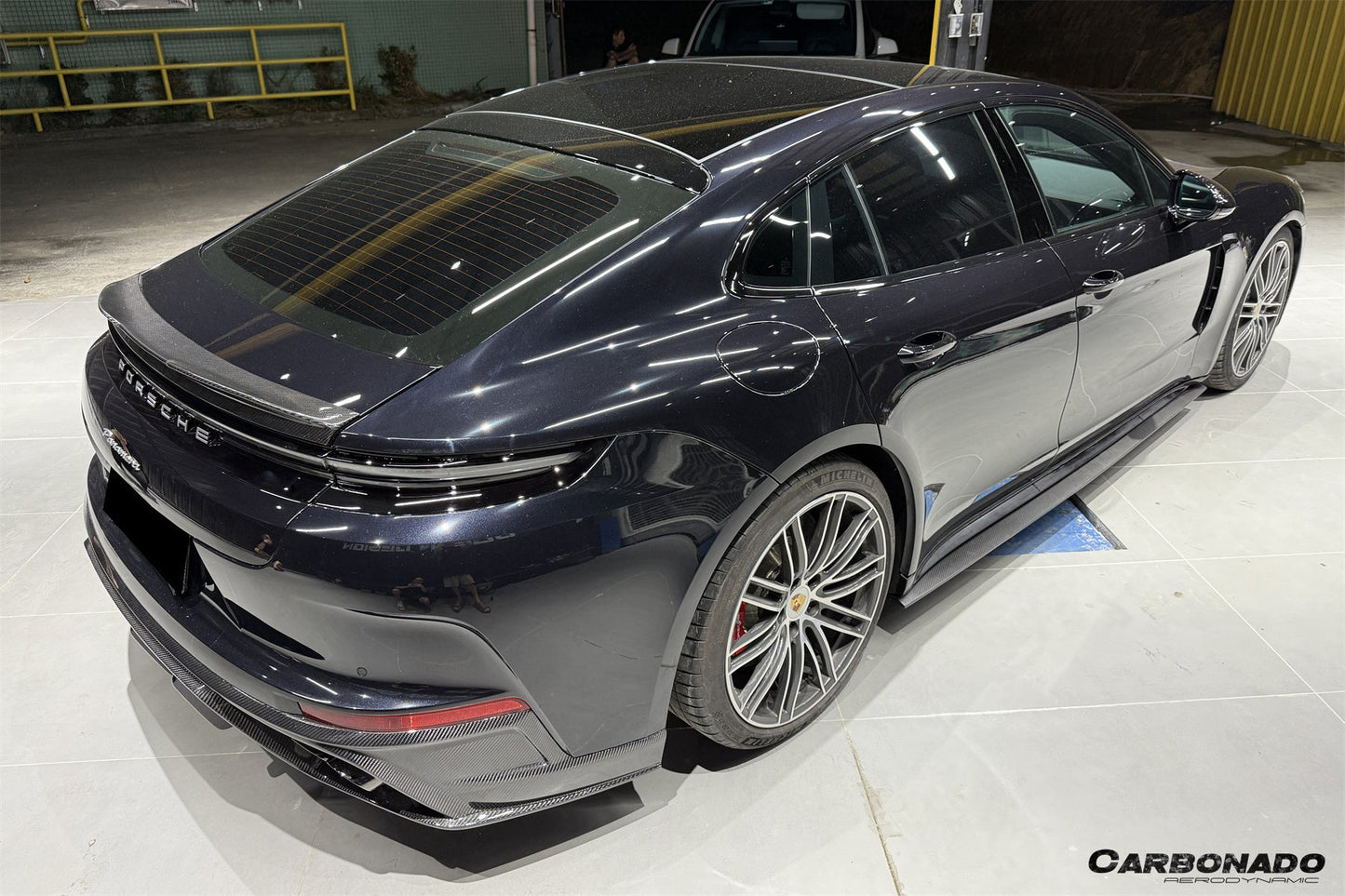 2024-2025 Porsche Panamera 976 OD Style Dry Carbon Fiber Side Skirts