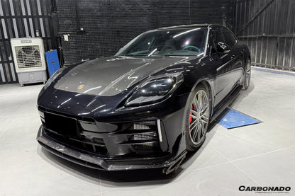 2024-2026 Porsche Panamera 976 ODV1 Style Dry Carbon Fiber Front Lip