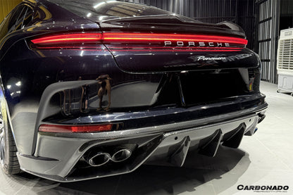 2024-2025 Porsche Panamera 976 OD Style Dry Carbon Fiber Rear Diffuser Lip