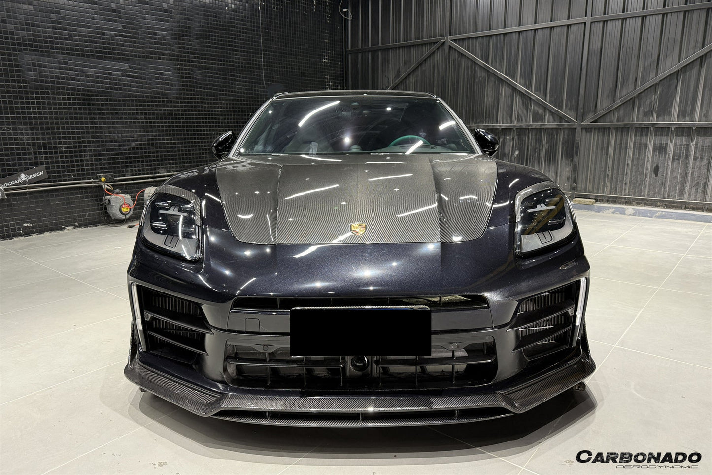 2024-2025 Porsche Panamera 976 ODV1 Style Dry Carbon Fiber Front Lip
