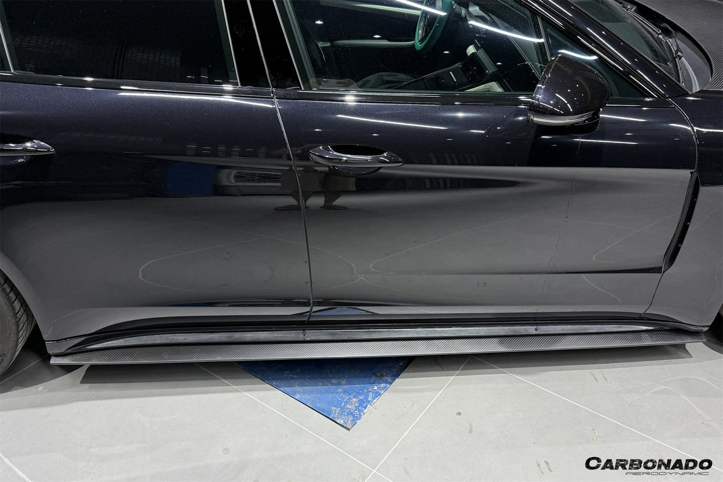 2024-2025 Porsche Panamera 976 OD Style Dry Carbon Fiber Side Skirts