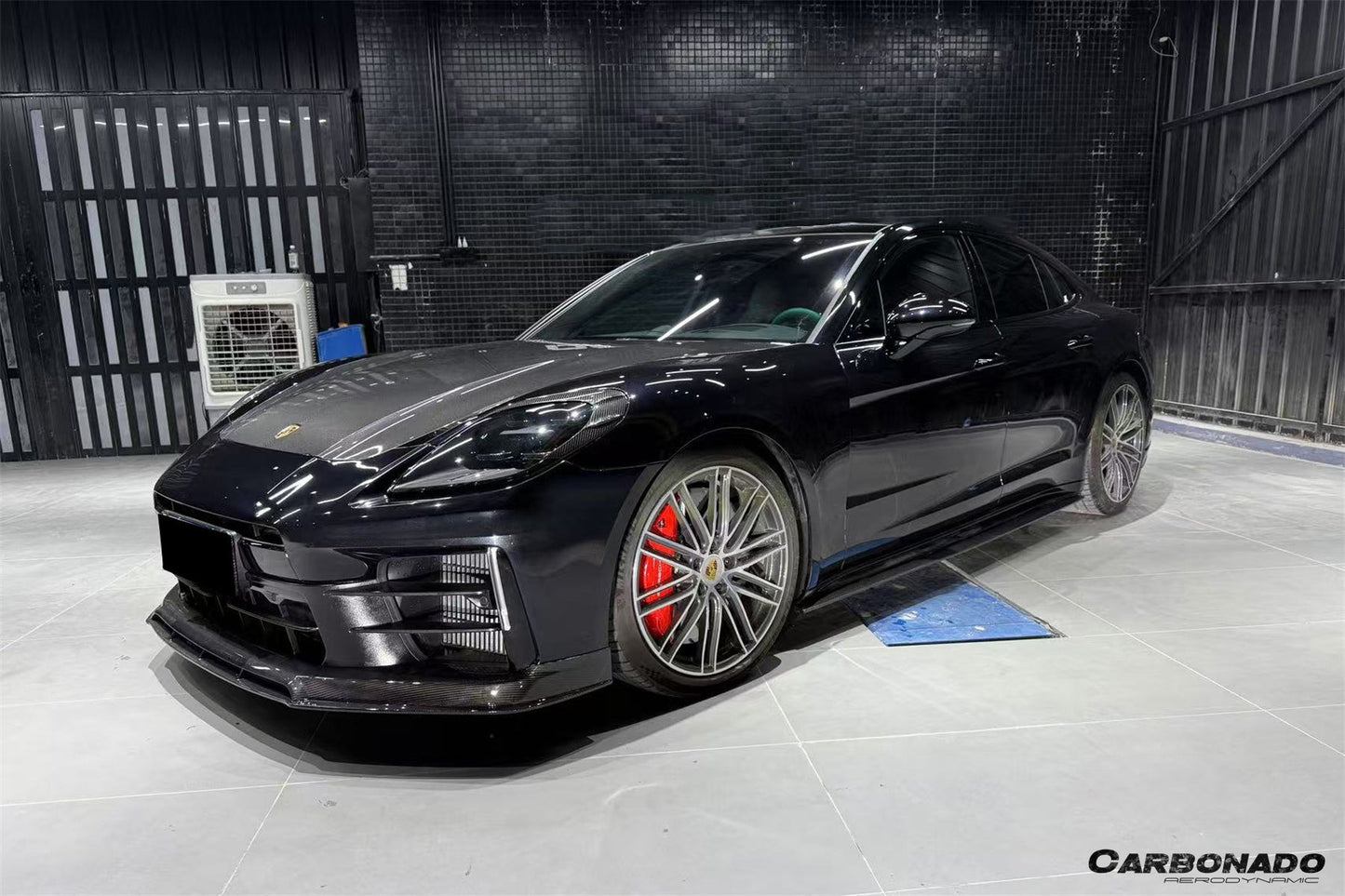 2024-2025 Porsche Panamera 976 ODV2 Style Dry Carbon Fiber Front Lip