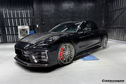 2024-2025 Porsche Panamera 976 ODV2 Style Dry Carbon Fiber Front Lip