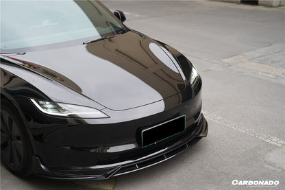 2023-UP Tesla Model 3 Highland RWD & AWD Fast Style Carbon Fiber Pattern Look body kit