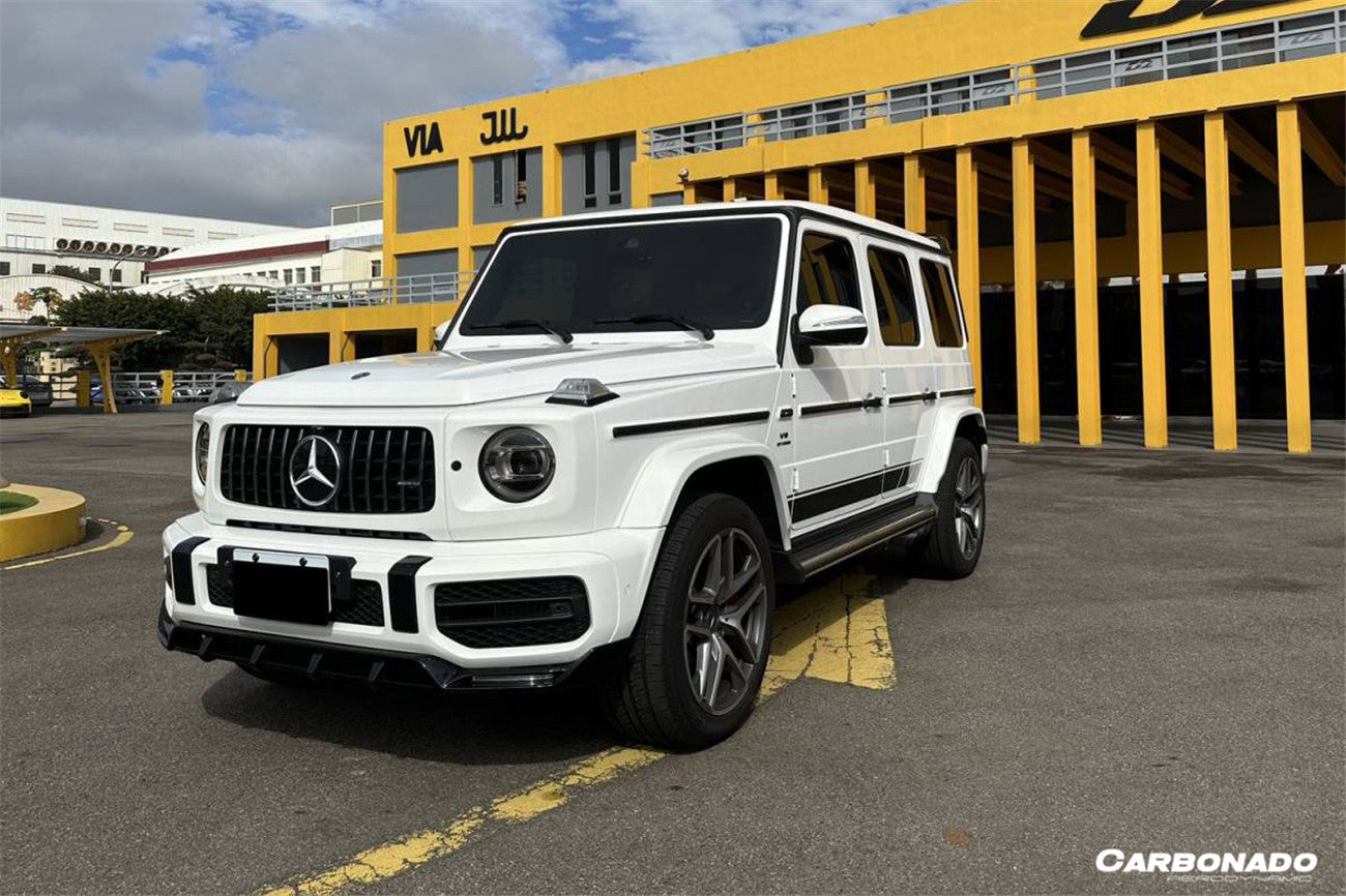2018-2024 Mercedes Benz G63 AMG W464 G-Wagon TC Style Dry Carbon Fiber Front Lip - Carbonado