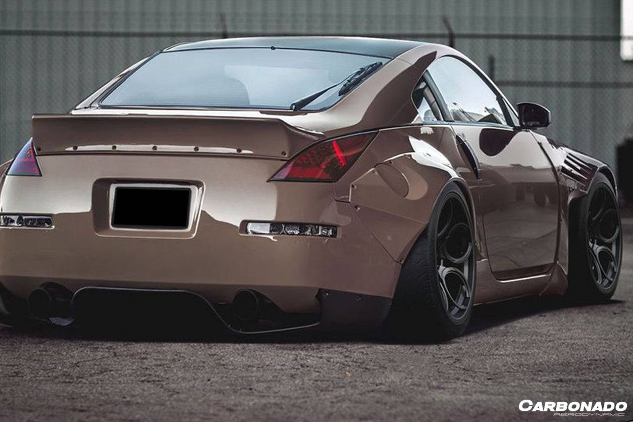 2003-2008 Nissan 350Z BRY Style Wide Fender Flare Set - Carbonado Aero
