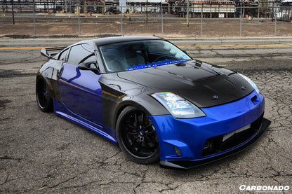 2003-2008 Nissan 350Z DL Style Wide Fender Set - Carbonado Aero