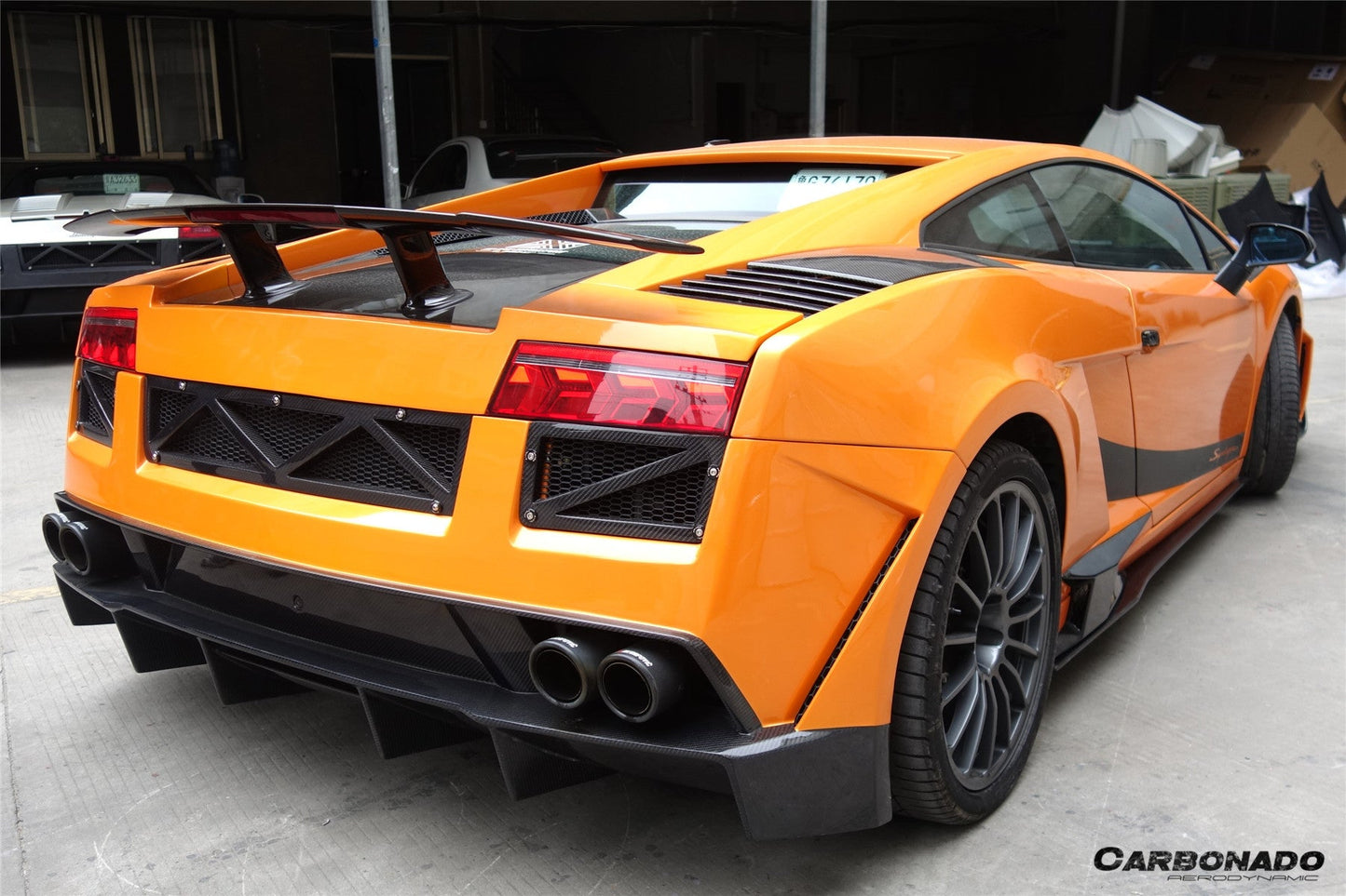 2004-2008 Lamborghini Gallardo VF Style Rear Bumper | Fits Gallardo, Gallardo SE, Superleggera