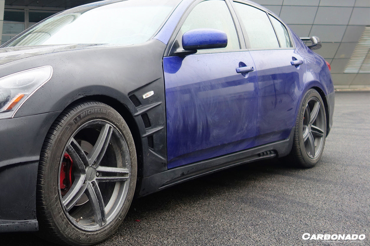 2007-2013 Infiniti G25/G35/G37 Sedan ELT Style Side Skirts - Carbonado Aero