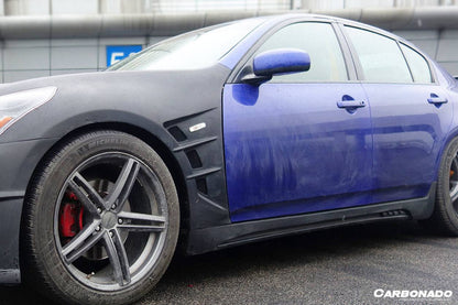 2007-2013 Infiniti G25/G35/G37 Sedan ELT Style Side Skirts - Carbonado Aero