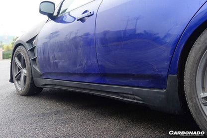 2007-2013 Infiniti G25/G35/G37 Sedan ELT Style Side Skirts - Carbonado Aero