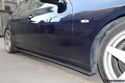 2007-2013 Infiniti G25/G35/G37 Sedan BS Style Side Skirts Under Board - Carbonado